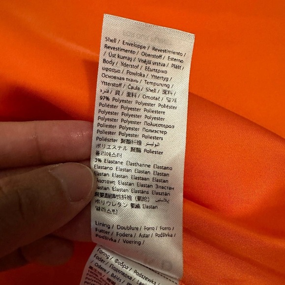 ROMEE STRIJDd x NA-KD One-Button Oversized Blazer in Orange - Picture 11 of 14